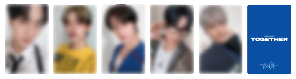 2021年 txt ラッキードロー スビン 3枚セット サイン入り